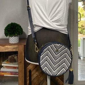 SOLD!!!Michael Kors Woven Chevron Canteen Bag